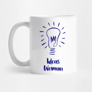 Ideas Woman - Blue Mug